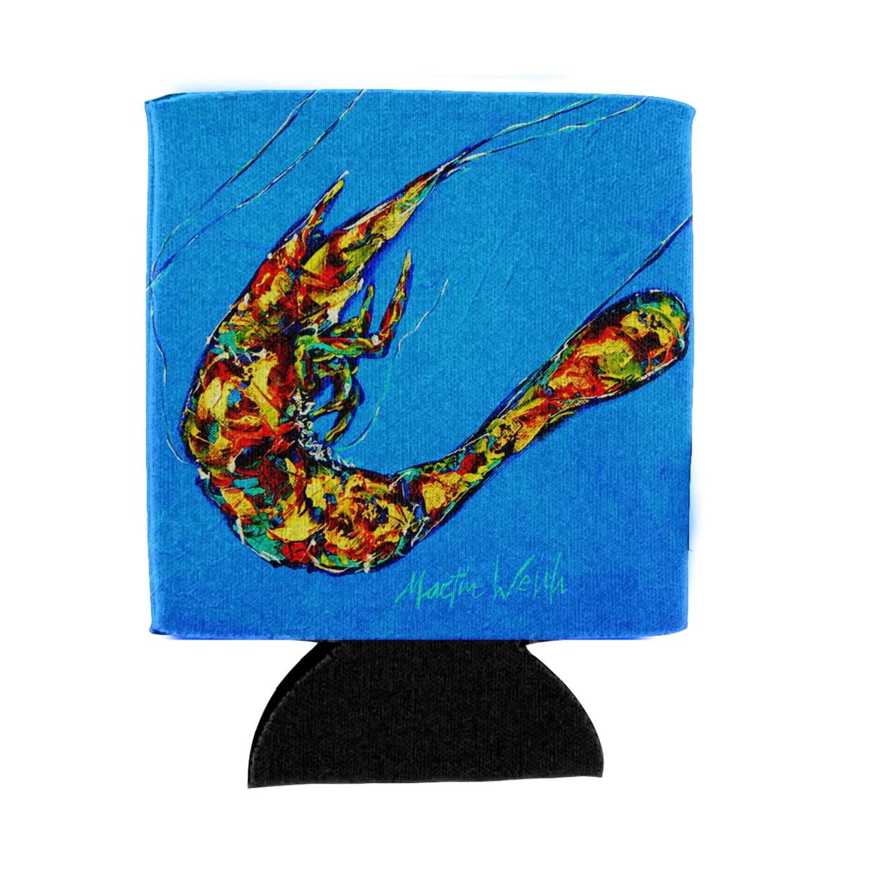 Carolines Treasures MW1026CC Shrimp Felix Can or Bottle Beverage Insulator Hugger Can Hugger multicolor