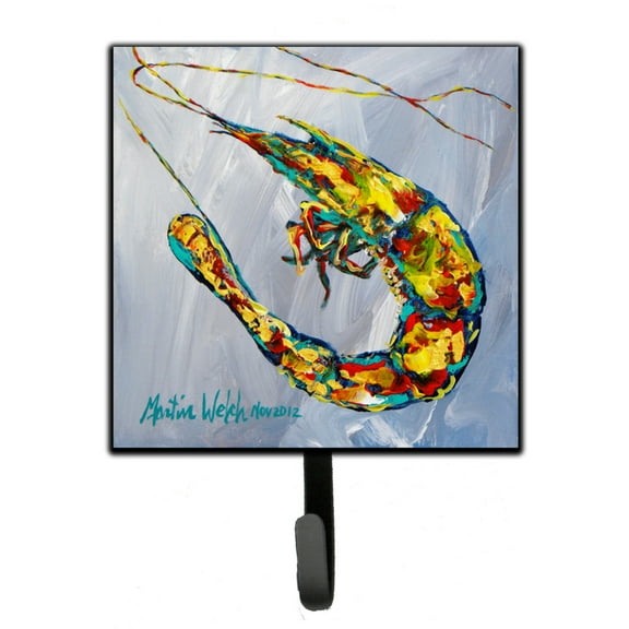 Carolines Treasures MW1033SH4 Shrimp Iced Shrimp Leash or Key Holder 7Hx4.25W multicolor