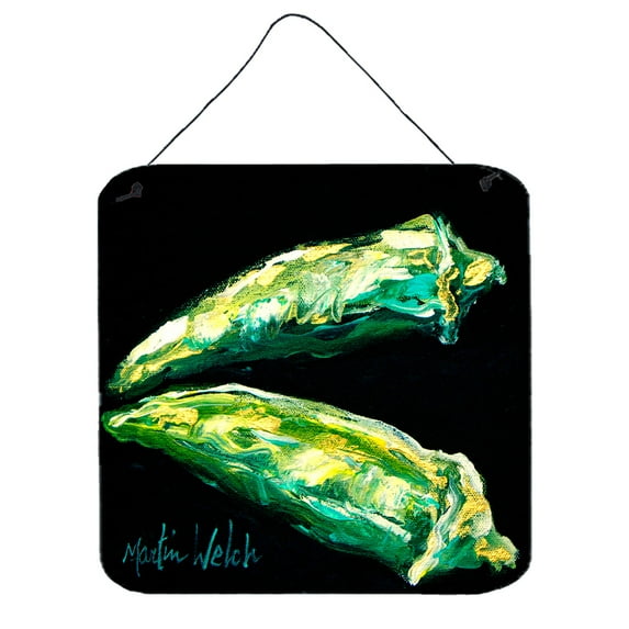 Carolines Treasures MW1045DS66 Vegetables - Okra Gumbo Wall or Door Hanging Prints 6x6 multicolor