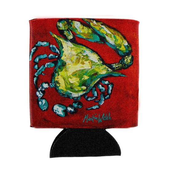 Carolines Treasures MW1052CC Shrimp Right Direction Can or Bottle Beverage Insulator Hugger Can Hugger multicolor