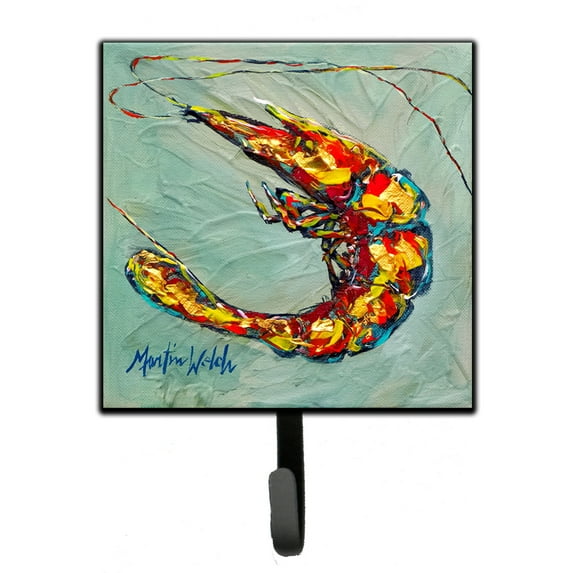 Carolines Treasures MW1054SH4 Shrimp Ripples Leash or Key Holder 7Hx4.25W multicolor