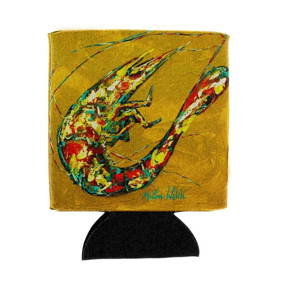 Carolines Treasures MW1058CC Shrimp Shrimp and Hot Mustard Can or Bottle Beverage Insulator Hugger Can Hugger multicolor