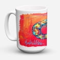 thumbnail image 1 of Carolines Treasures MW1097CM15 Shrimp Seafood Three Coffee Mug 15 oz 15 ounce multicolor, 1 of 5