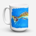 thumbnail image 1 of Carolines Treasures MW1098CM15 Fish - Red Fish Seafood Two Coffee Mug 15 oz 15 ounce multicolor, 1 of 5