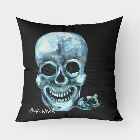 Carolines Treasures MW1106PW1818 Ekk A Meece Canvas Fabric Decorative Pillow  18H x18W multicolor