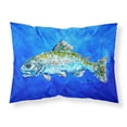 thumbnail image 1 of Carolines Treasures MW1124PILLOWCASE Fish Headed Downstream Fabric Standard Pillowcase Standard multicolor, 1 of 2