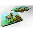 thumbnail image 1 of Carolines Treasures MW1126FC Horse Grazin Foam Coaster Set of 4 3 1/2 x 3 1/2 multicolor, 1 of 3