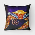 thumbnail image 1 of Carolines Treasures MW1127PW1818 Crab The Right Stuff  Canvas Fabric Decorative Pillow  18H x18W multicolor, 1 of 2
