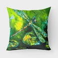 thumbnail image 1 of Carolines Treasures MW1128PW1818 Insect - Dragonfly Summer Flies Canvas Fabric Decorative Pillow  18H x18W multicolor, 1 of 2