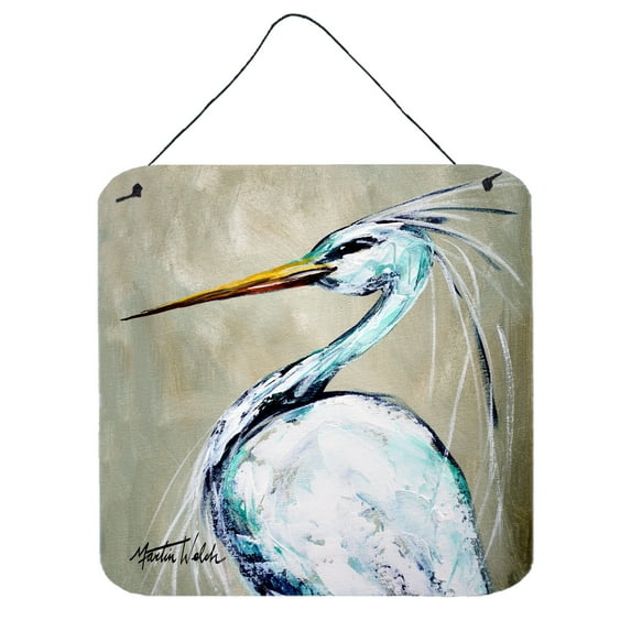 Carolines Treasures MW1132DS66 Blue Heron Smittys Brother Wall or Door Hanging Prints 6x6 multicolor