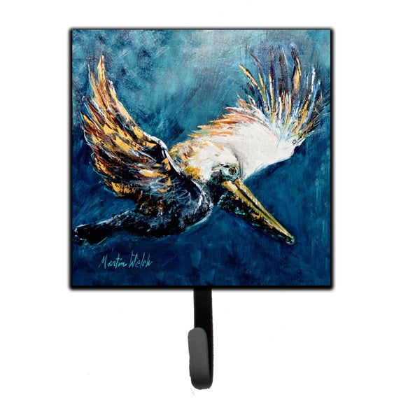 Carolines Treasures MW1135SH4 Pelican Go For It Leash or Key Holder 7Hx4.25W multicolor
