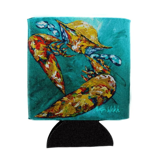 Carolines Treasures MW1139CC Crab Beam of Light Can or Bottle Beverage Insulator Hugger Can Hugger multicolor