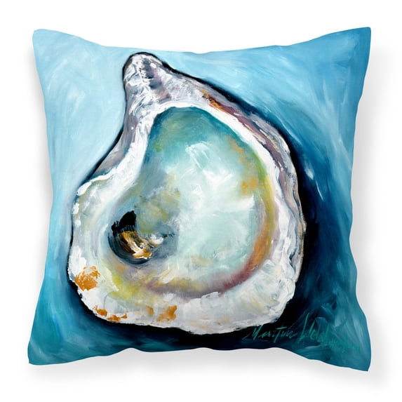 Carolines Treasures MW1143PW1414 Oyster Canvas Fabric Decorative Pillow 14Hx14W multicolor