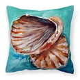 thumbnail image 1 of Carolines Treasures MW1147PW1414 Shells not in a row Canvas Fabric Decorative Pillow  14Hx14W multicolor, 1 of 4