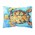 thumbnail image 1 of Carolines Treasures MW1150PW1216 Sand Dance Turtle Canvas Fabric Decorative Pillow 12H x16W multicolor, 1 of 3