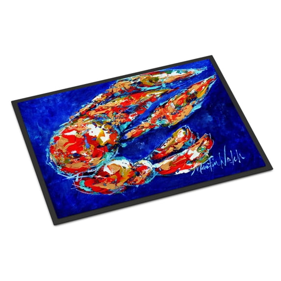 Carolines Treasures MW1155JMAT Craw Momma Crawfish Door Mat Indoor Rug or Outdoor Welcome Mat 24x36 Doormat 24H X 36W