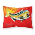 thumbnail image 1 of Carolines Treasures MW1156PILLOWCASE Danny Dolphin Fish Fabric Standard Pillowcase Standard multicolor, 1 of 2
