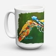 thumbnail image 1 of Carolines Treasures MW1157CM15 Go Green Crab Coffee Mug 15 oz 15 ounce multicolor, 1 of 5