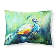 thumbnail image 1 of Carolines Treasures MW1160PILLOWCASE Proud Peacock Green Fabric Standard Pillowcase Standard multicolor, 1 of 2