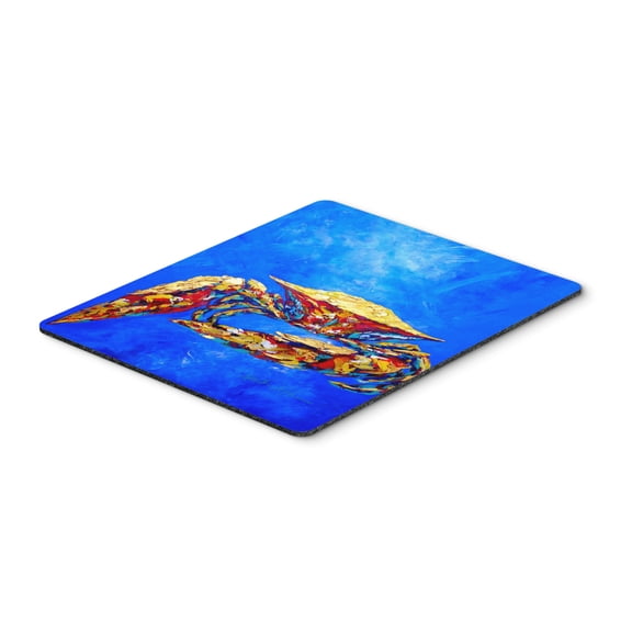 Carolines Treasures MW1187MP Blue Crab on Blue Sr. Mouse Pad Hot Pad or Trivet Large multicolor
