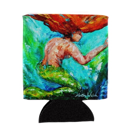 Carolines Treasures MW1200CC Mermaids Heaven Can or Bottle Hugger Can Hugger multicolor
