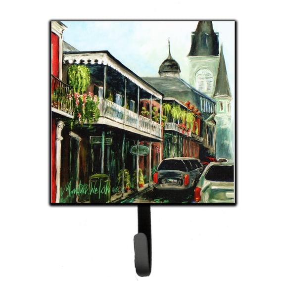 Carolines Treasures MW1201SH4 St Louis Cathedral Leash or Key Holder 7Hx4.25W multicolor