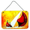 thumbnail image 1 of Carolines Treasures MW1211DS812 Sailboat Break Away Wall or Door Hanging Prints  8x12 multicolor, 1 of 1