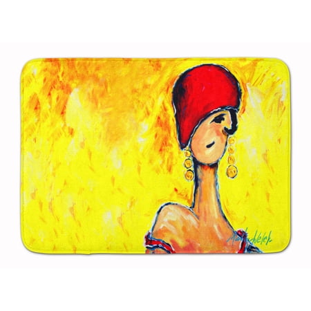 Azalines Earrings Lady Machine Washable Memory Foam Mat