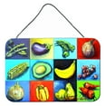 thumbnail image 1 of Carolines Treasures MW1227DS812 Mixed Fruits and Vegetables Wall or Door Hanging Prints  8x12 multicolor, 1 of 1