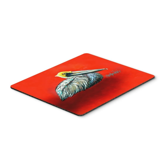 Carolines Treasures MW1232MP Sitting Brown Pelican Mouse Pad Hot Pad or Trivet Large multicolor