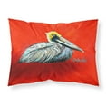 thumbnail image 1 of Carolines Treasures MW1232PILLOWCASE Sitting Brown Pelican Fabric Standard Pillowcase Standard multicolor, 1 of 2