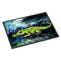 Carolines Treasures MW1233MAT Sneaky Alligator Door Mat Indoor Rug or Outdoor Welcome Mat 18x27 Doormat  18H X 27W
