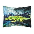 thumbnail image 1 of Carolines Treasures MW1233PW1216 Sneaky Alligator Fabric Decorative Pillow  12H x16W multicolor, 1 of 3