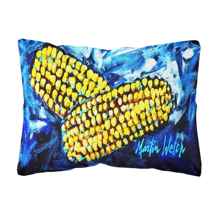 Two Corn Please Fabric Decorative Pillow