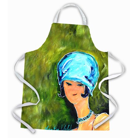 Carolines Treasures MW1237APRON Young Voncile Still in High School Apron Large multicolor