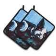 thumbnail image 1 of Carolines Treasures MW1240PTHD Boston Terrier Just Jake Pair of Pot Holders  7.5HX7.5W multicolor, 1 of 3