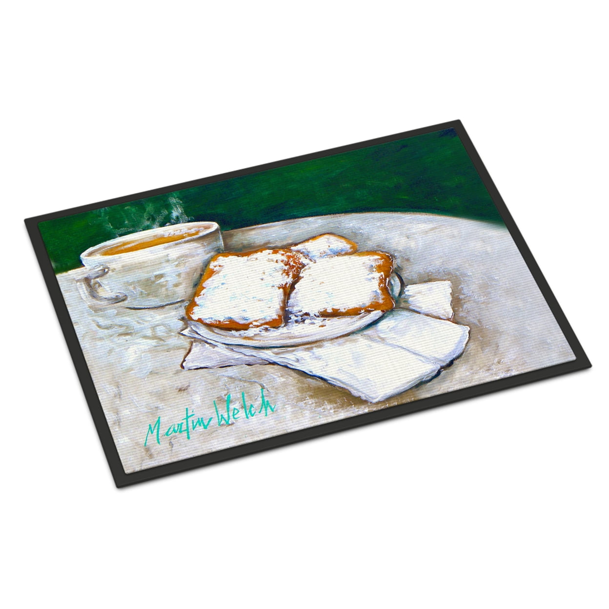 Breakfast Delight Beignets Door Mat