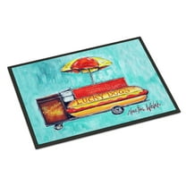 Carolines Treasures MW1279MAT Lucky Dog for Me Door Mat Indoor Rug or Outdoor Welcome Mat 18x27 Doormat 18H X 27W