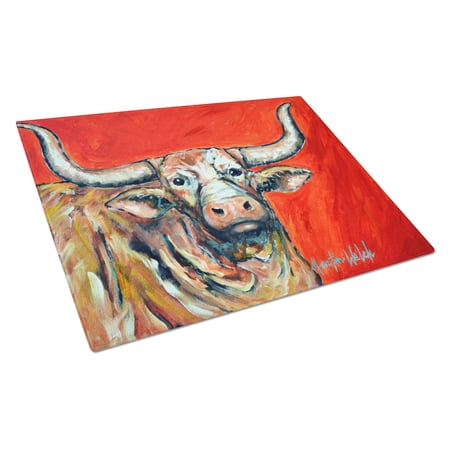 See Red Longhorn Cow Glass Cutting Board Large price history and forecast - Caroline's Treasures MW1281LCB