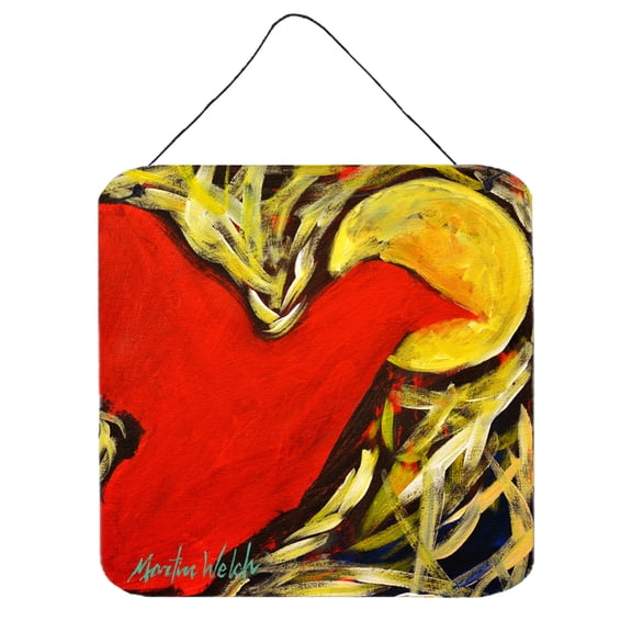 Carolines Treasures MW1323DS66 Crow at Midnight Wall or Door Hanging Prints 6x6 multicolor