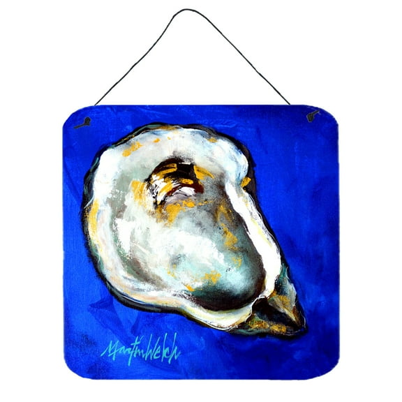 Carolines Treasures MW1329DS66 Oyster Gray Shell Wall or Door Hanging Prints 6x6 multicolor