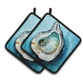 thumbnail image 1 of Carolines Treasures MW1332PTHD Oyster J Mac Pair of Pot Holders , 7.5HX7.5W, multicolor, 1 of 4