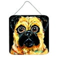 thumbnail image 1 of Carolines Treasures MW1346DS66 Pug It Out Wall or Door Hanging Prints 6x6 multicolor, 1 of 1