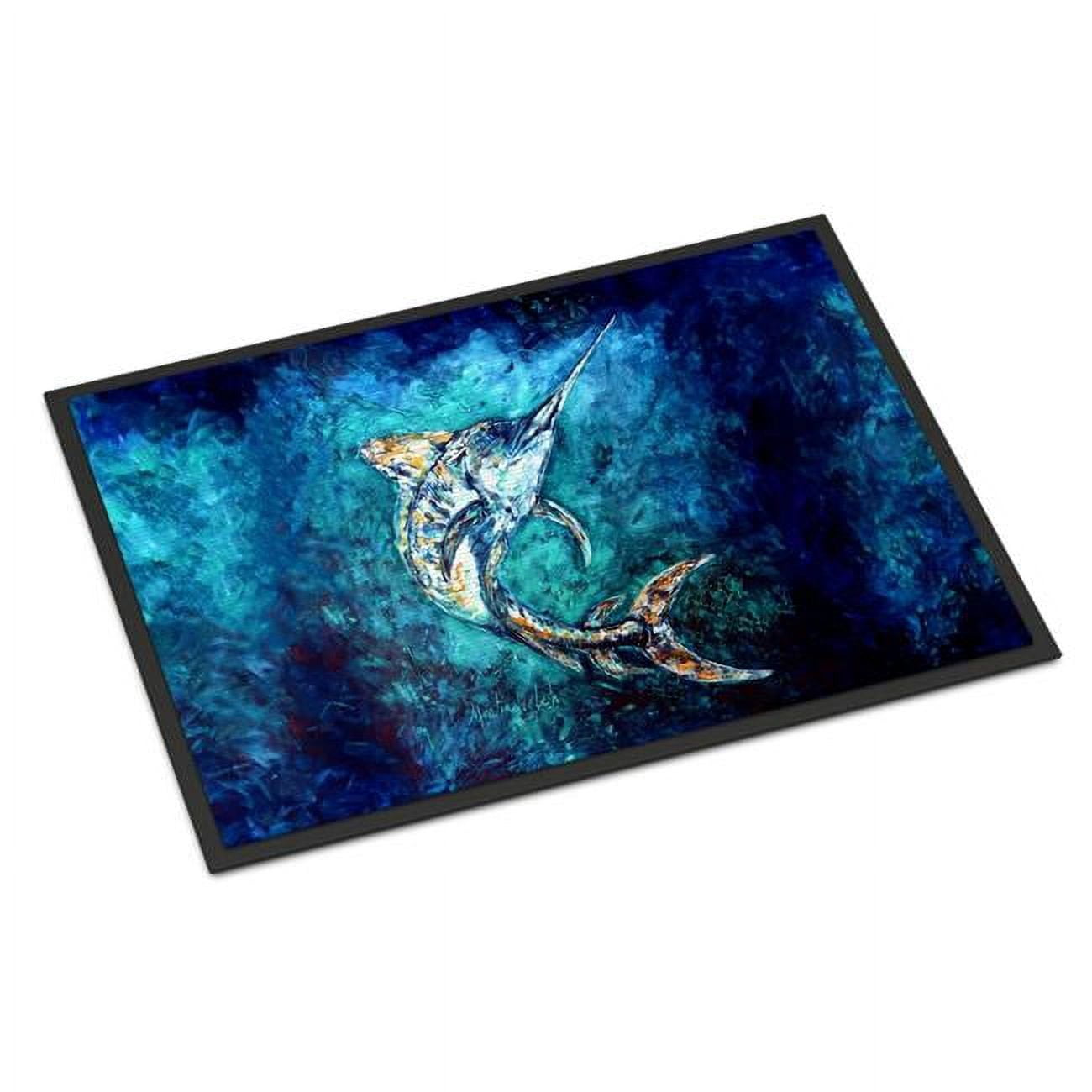 Carolines Treasures MW2007MAT 18 x 27 in. American Marlin Doormat