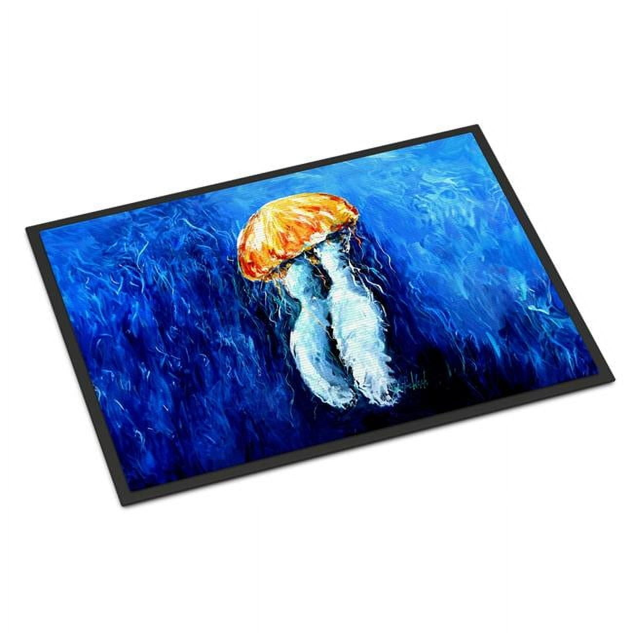 Carolines Treasures MW2056MAT 18 x 27 in. Fanta Sea Jellyfish Doormat