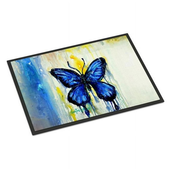 Carolines Treasures MW2061MAT 18 x 27 in. Flutter Butterfly Doormat