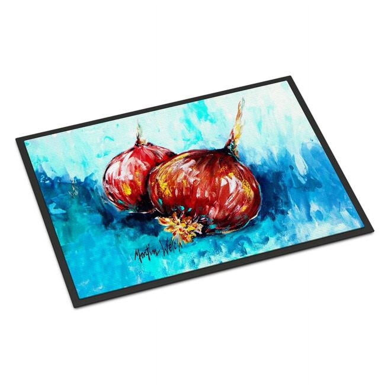 Carolines Treasures MW2067MAT 18 x 27 in. Onion Funions Doormat