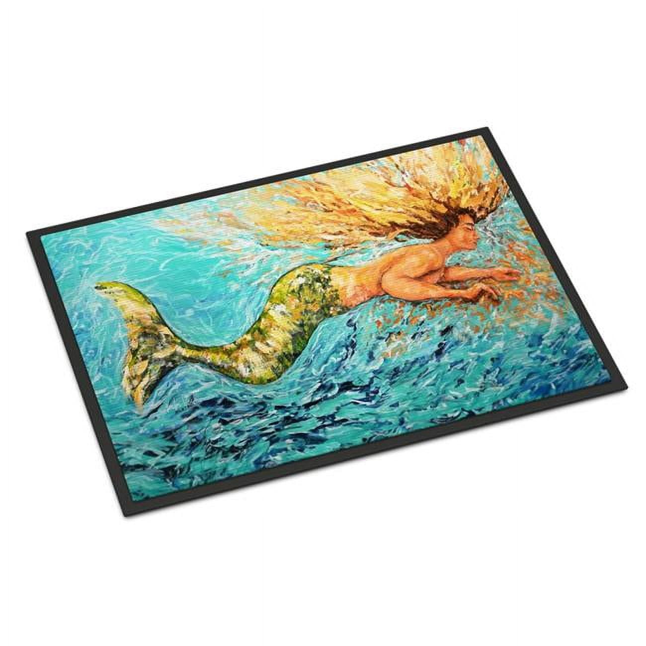 Carolines Treasures MW2094MAT 18 x 27 in. Mermaid After Your Heart Doormat