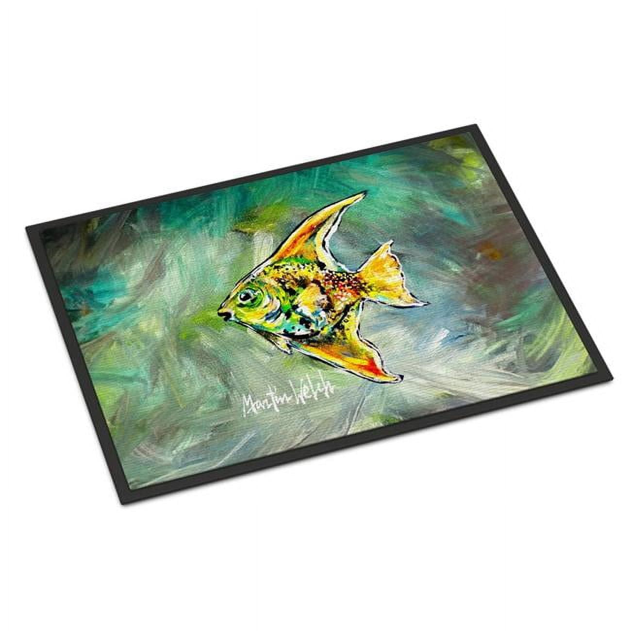 Carolines Treasures MW2101MAT 18 x 27 in. Nancys Other Fish Doormat