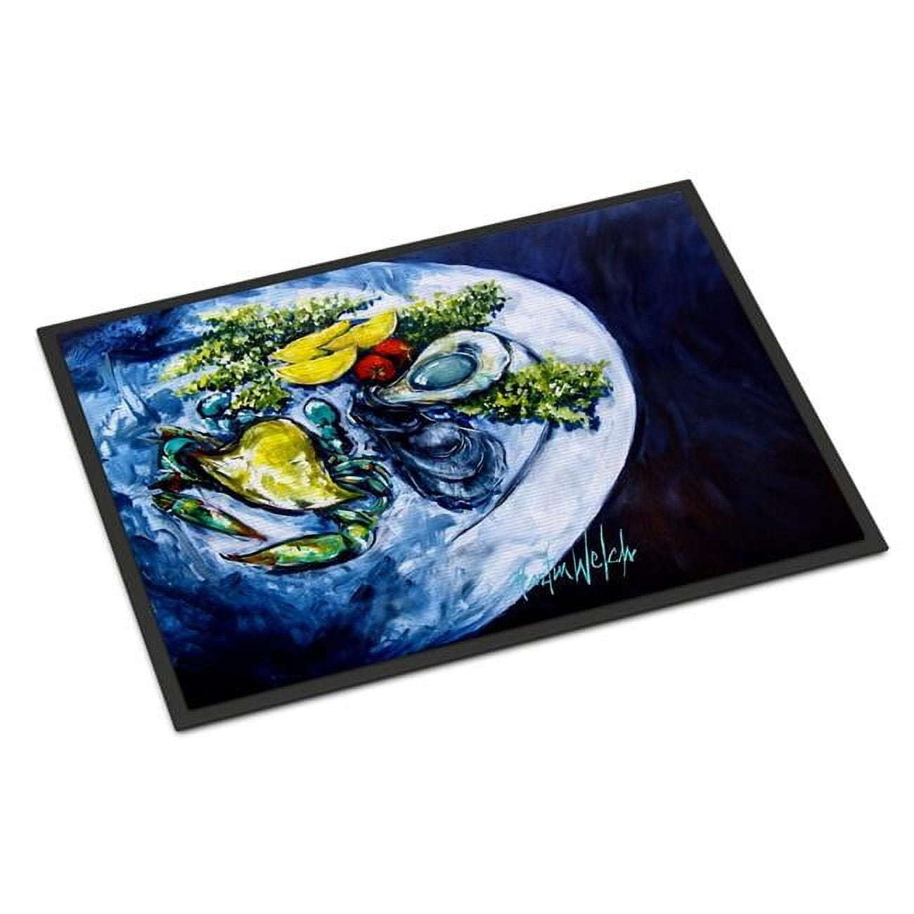 Carolines Treasures MW2108JMAT 24 x 36 in. Oyster Plate Doormat